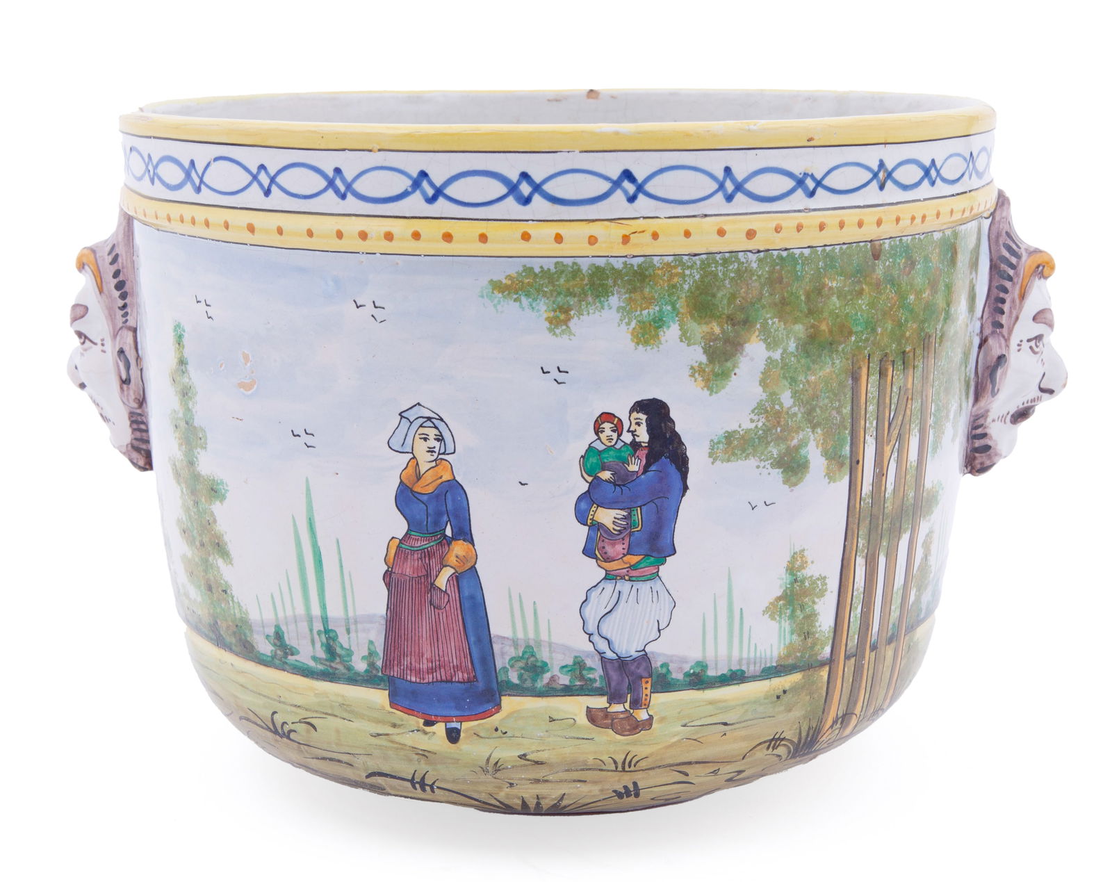 French Faience Quimper Planter by Henriot Quimper (1 of 10)