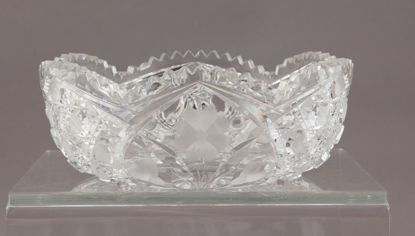 American Brilliant Cut Candy Dish (1 of 5)