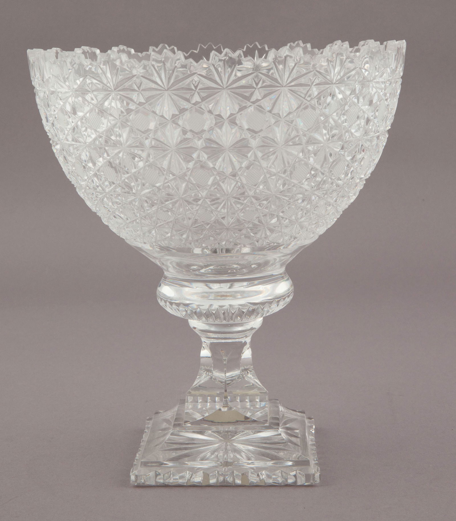 Olbernhauer Hand Cut Lead Crystal Punch Bowl (1 of 6)
