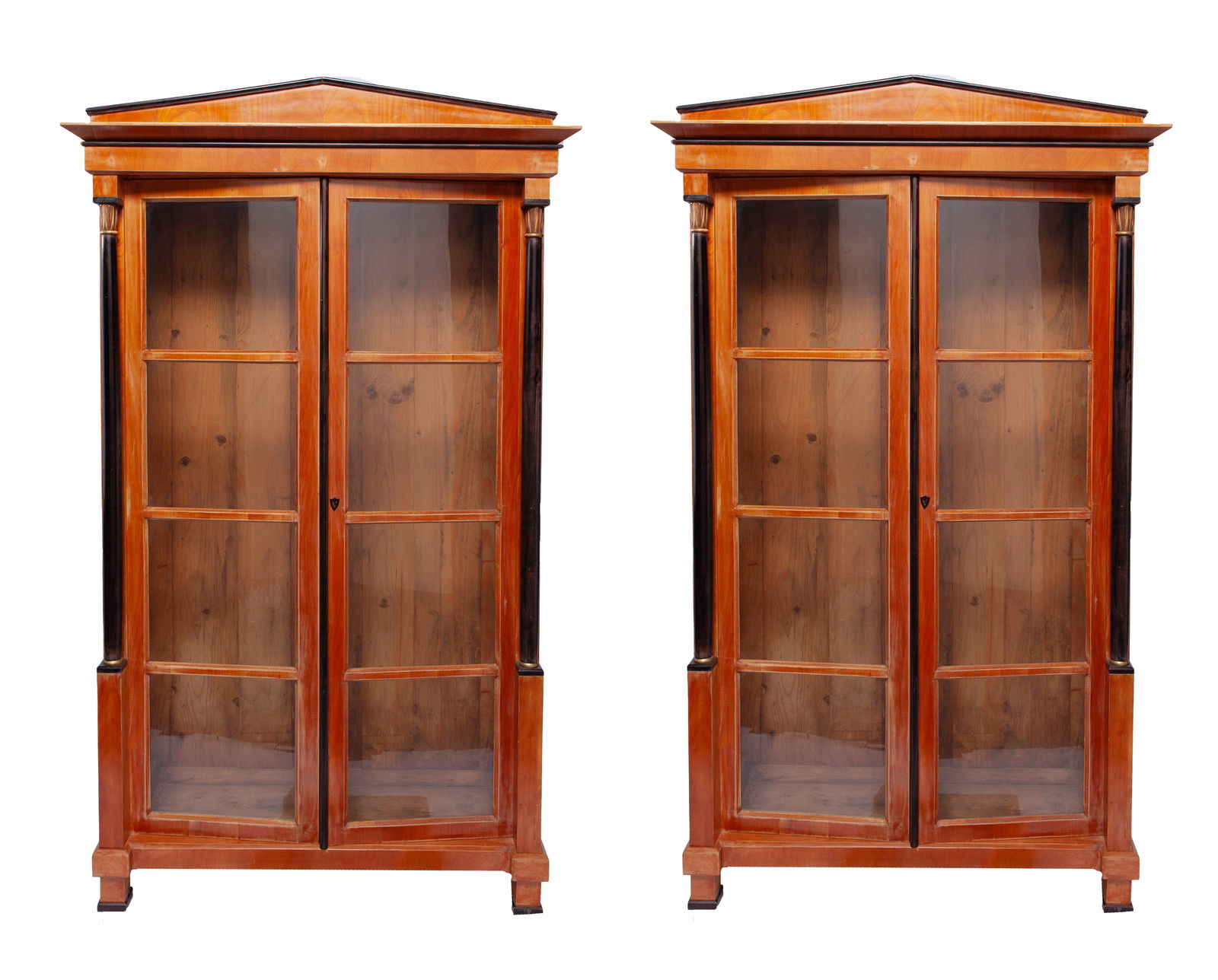 Scarce Pair Of Scandinavian Biedermeier Style Satin Birch Two Door Cabinets (1 of 6)
