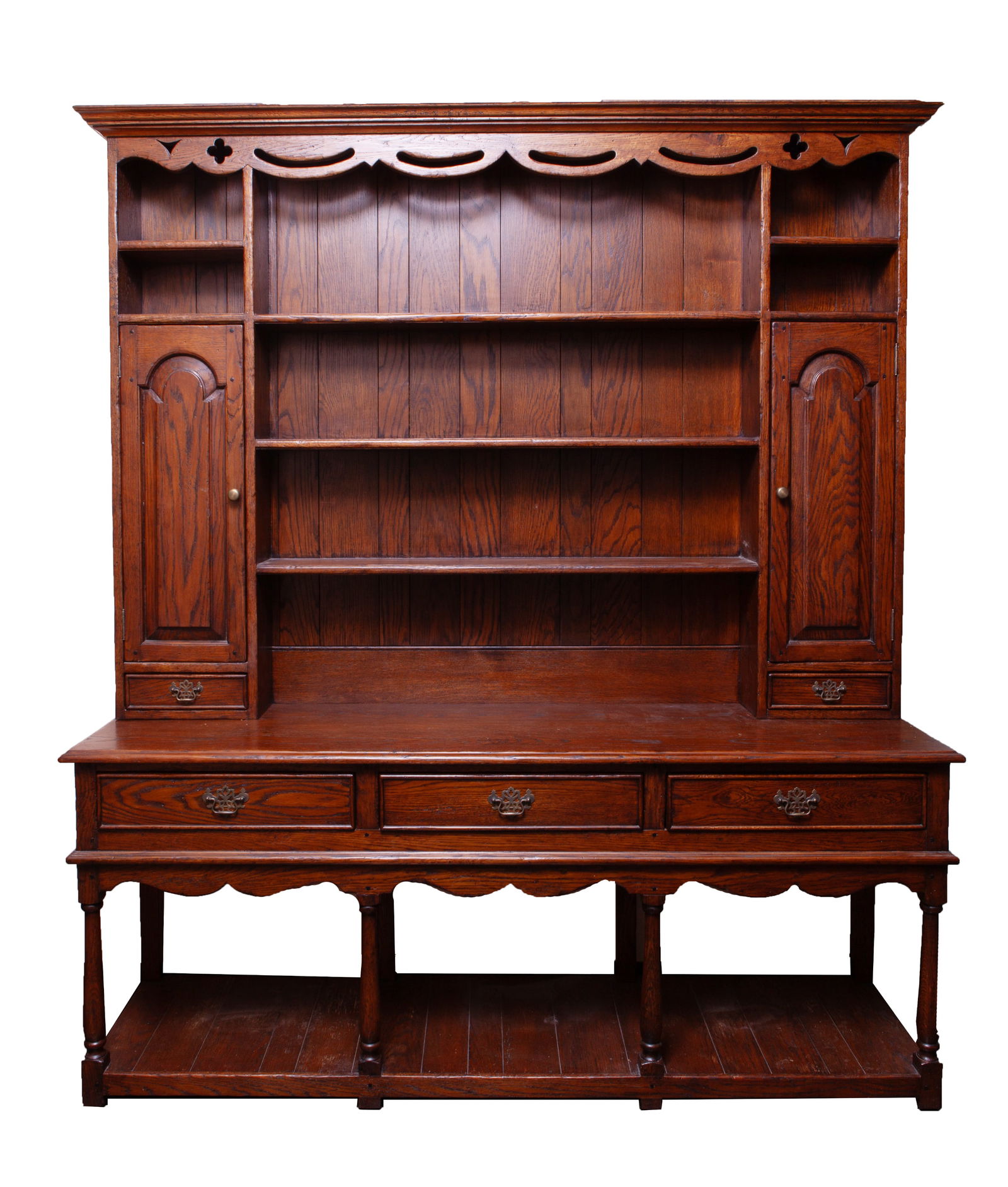 Two Section Welsh Style Cupboard by Collection Reproduction (1 of 7)