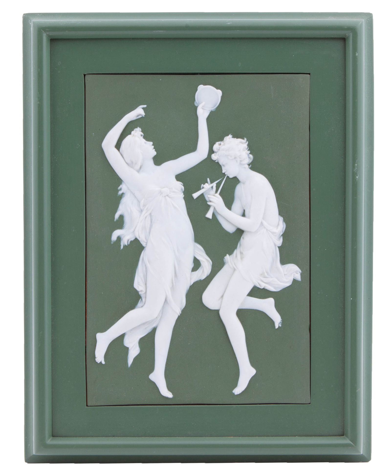 Jasperware Wall Plaque in Green (1 of 5)
