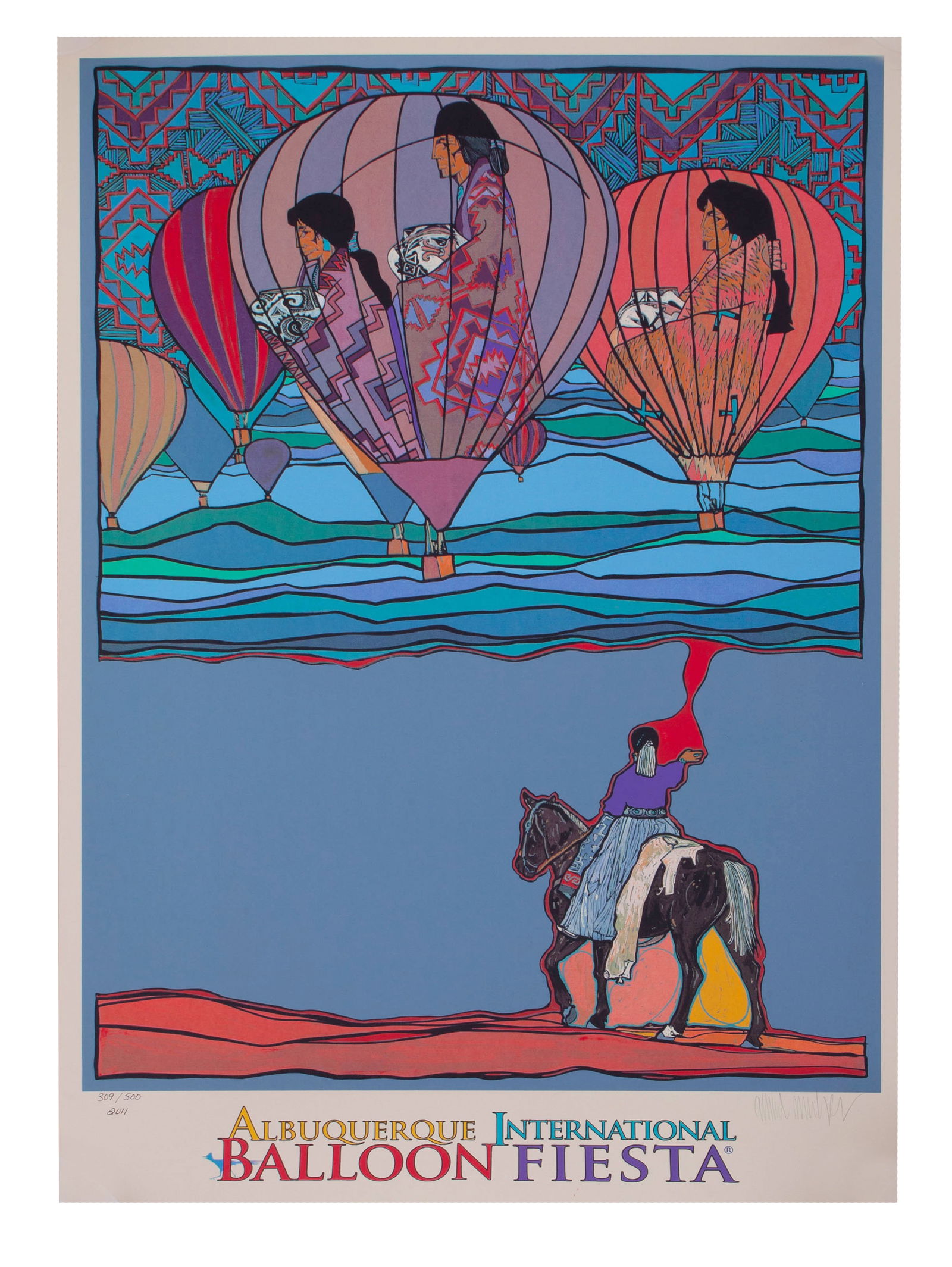 Albuquerque International Balloon Fiesta Poster 2003 (1 of 4)