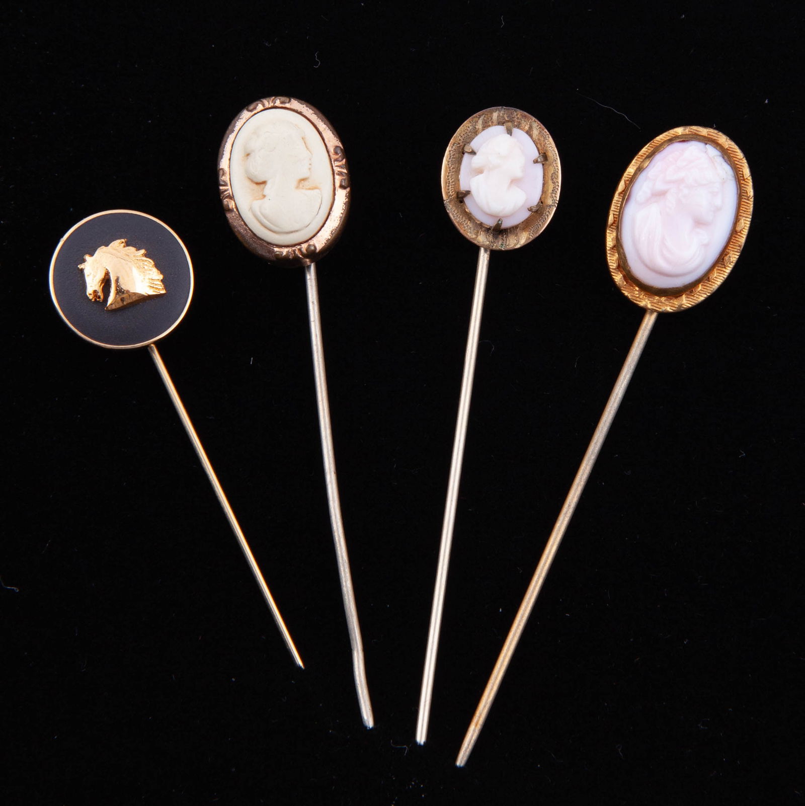 Set of Four Edwardian Style Hat Stick Pins (1 of 5)