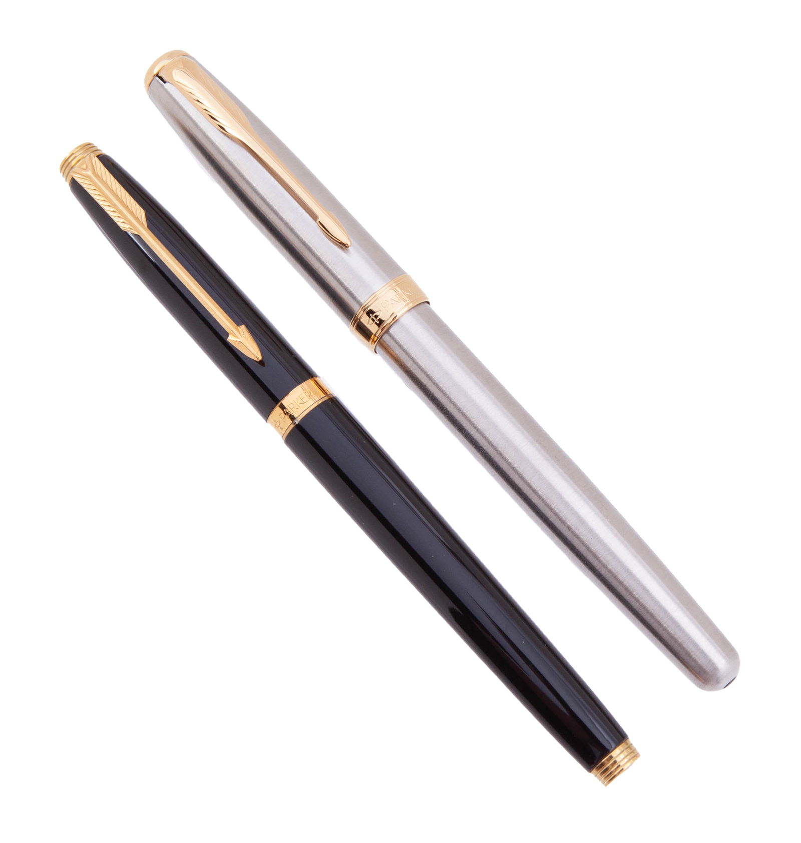 Pair of Parker Gold Nib Fountain Pens (1 of 4)