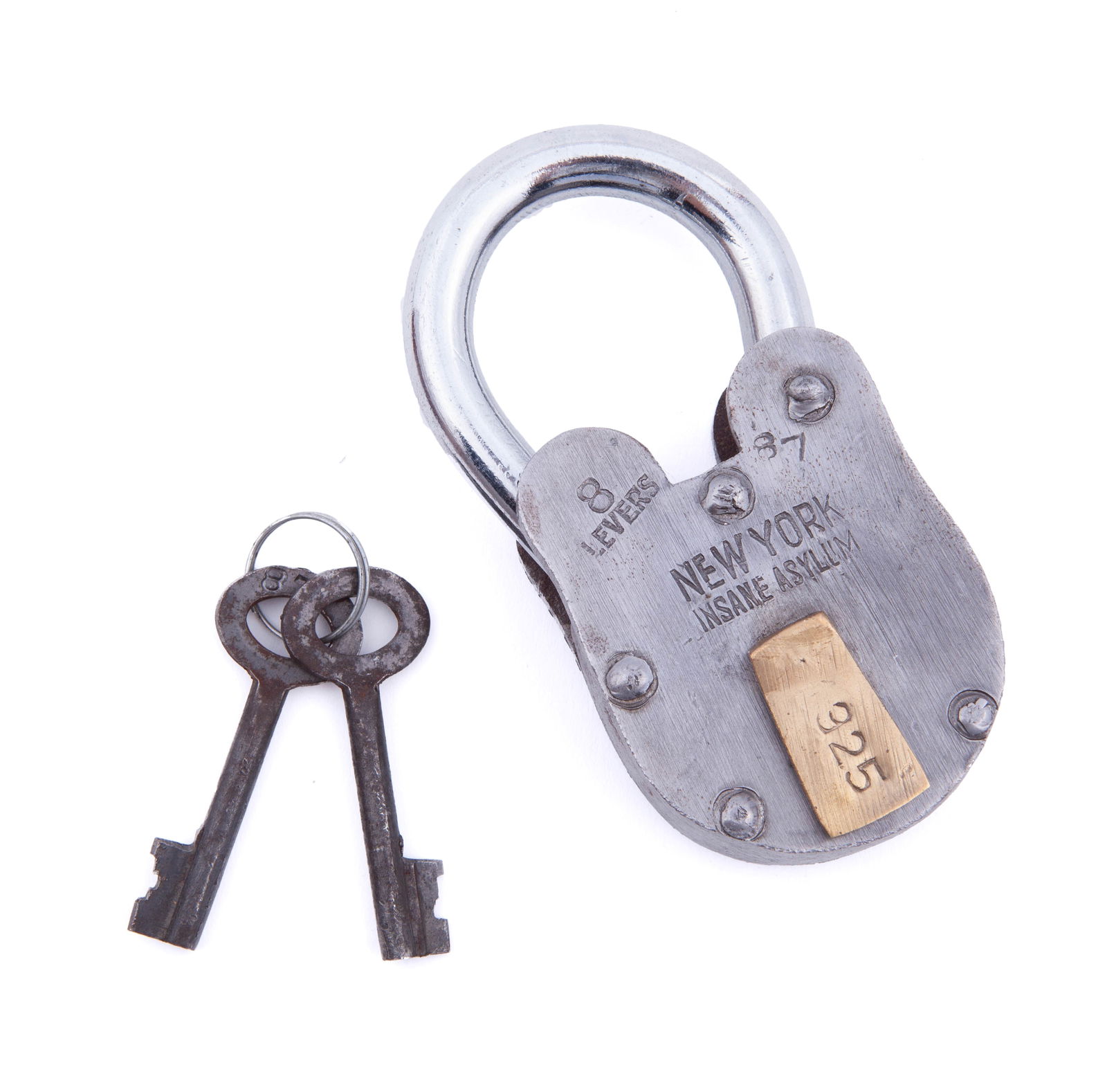 Reproduction Vintage New York Insane Asylum Lock (1 of 6)