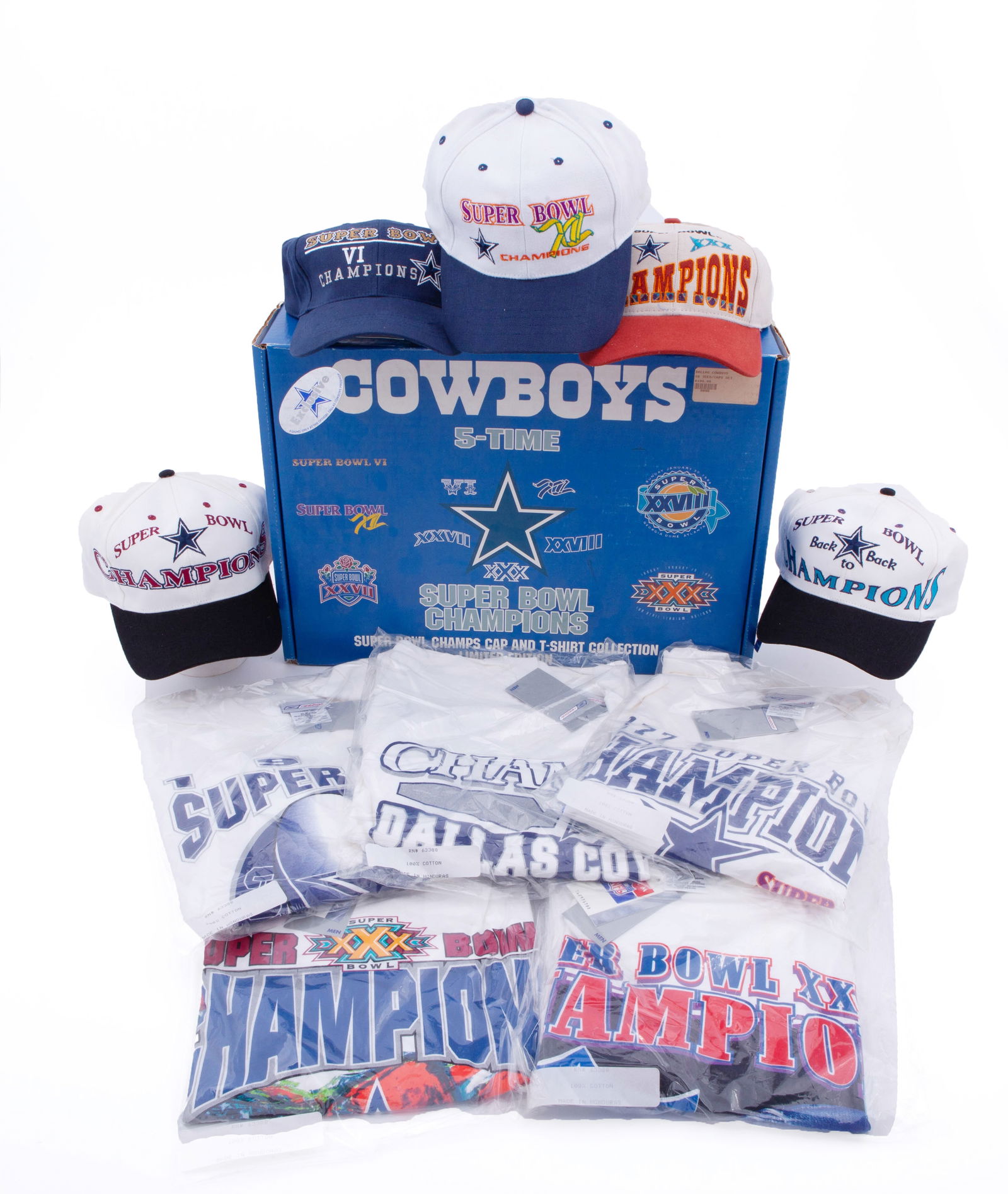 Dallas Cowboys 5x Superbowl Champions Limited Edition Merchandise Set (1 of 8)