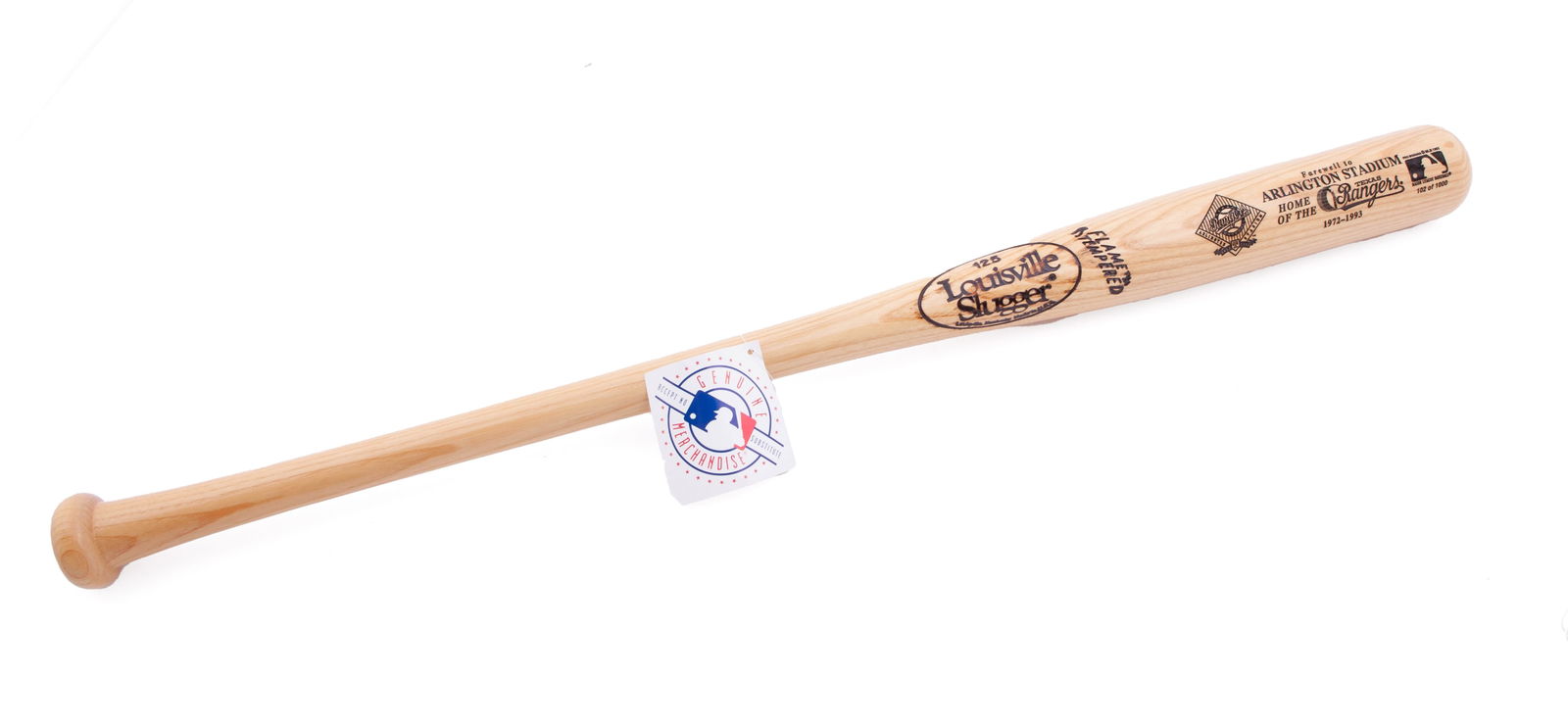 New in Box 125 Louisville Slugger Limited Edition Baseball Bat Texas Rangers Farewell to Arlington (1 of 5)