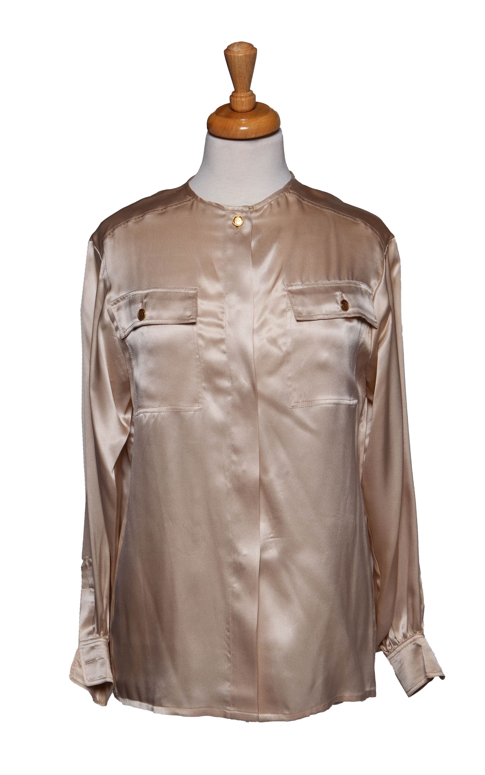Chanel Boutique Vintage Silk Blouse (1 of 8)