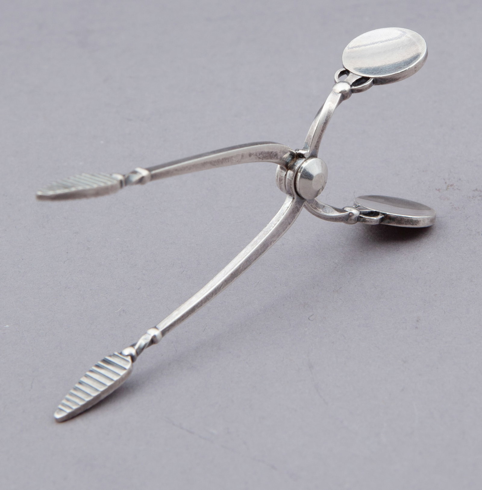 Georg Jensen Sterling Silver Sugar Tongs Clips (1 of 5)