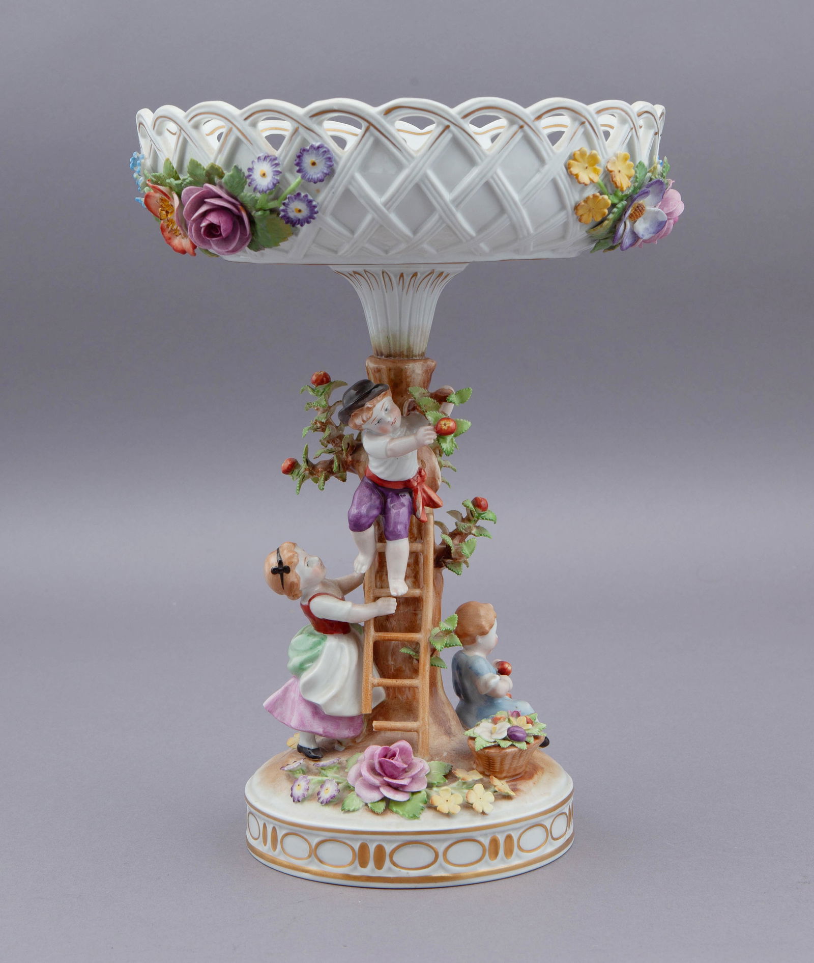 Antique German Porcelain Figural Compote (1 of 11)