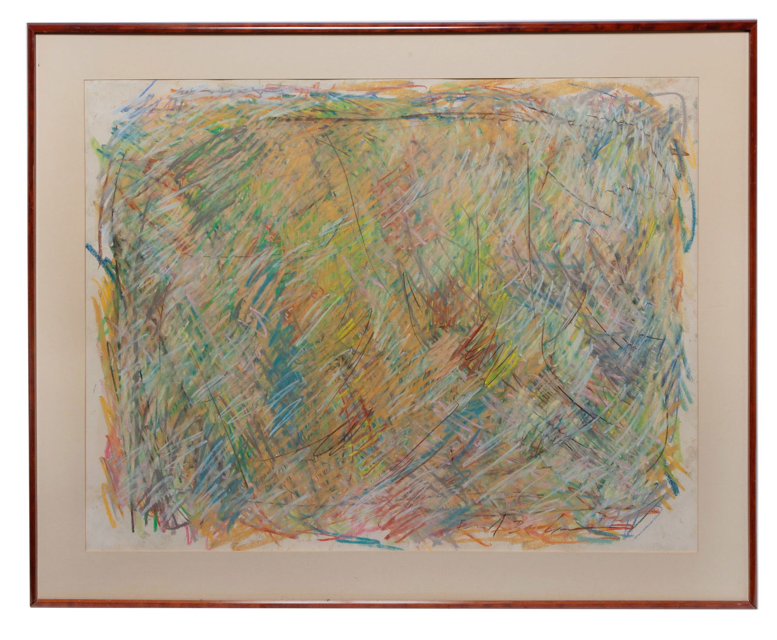 Beverley Buchanan, Untitled 1983, Abstract, Pastel on Paper (1 of 4)