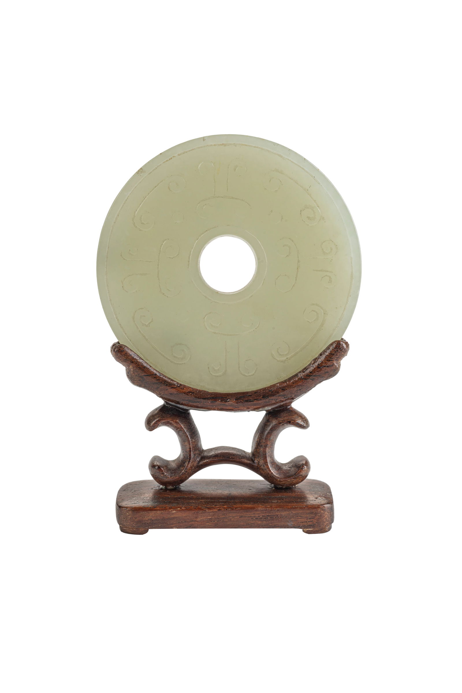Chinese Ming Carved Jade Bi-Disc (1 of 6)