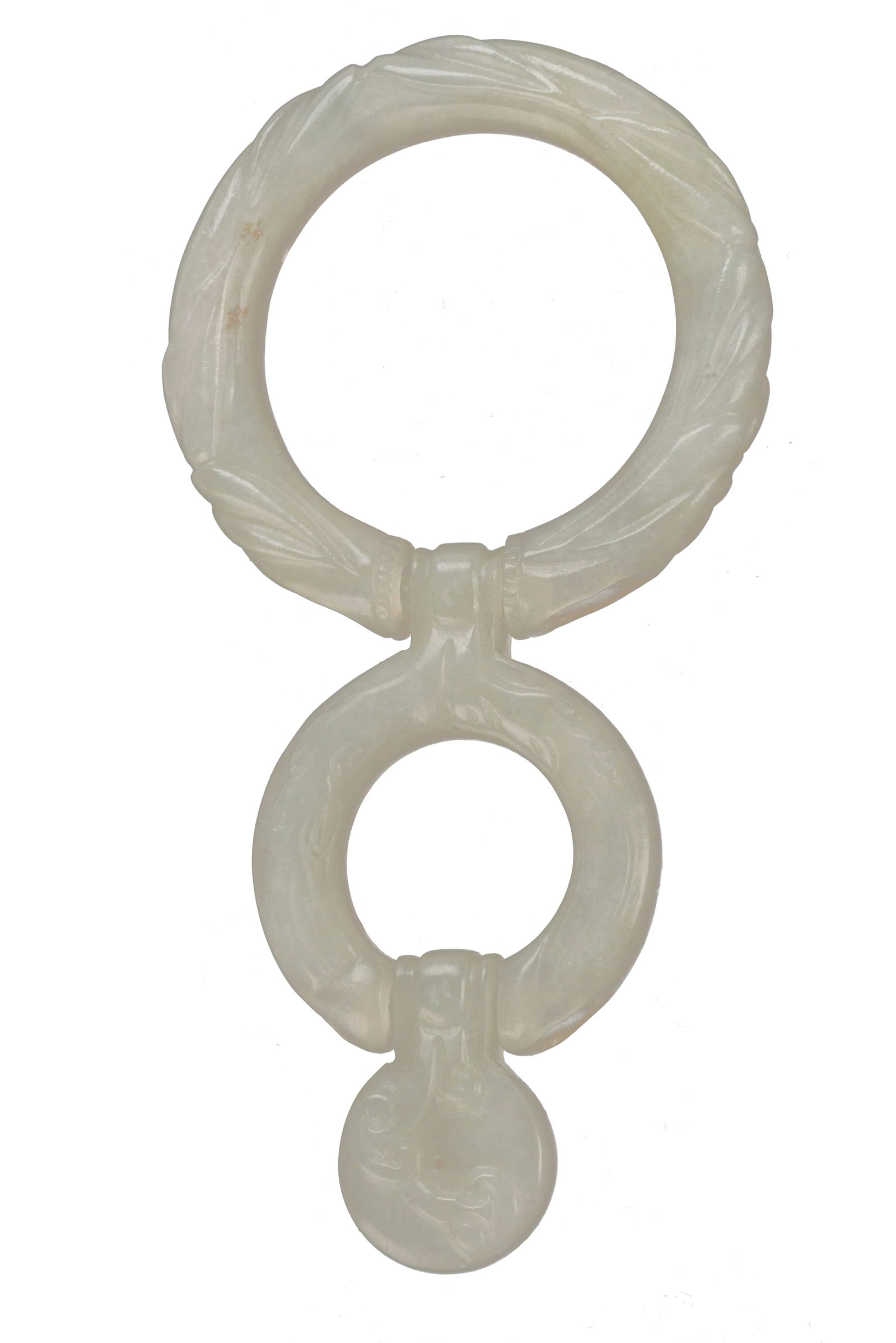 Chinese Qing Carved Jade Pendant (1 of 4)