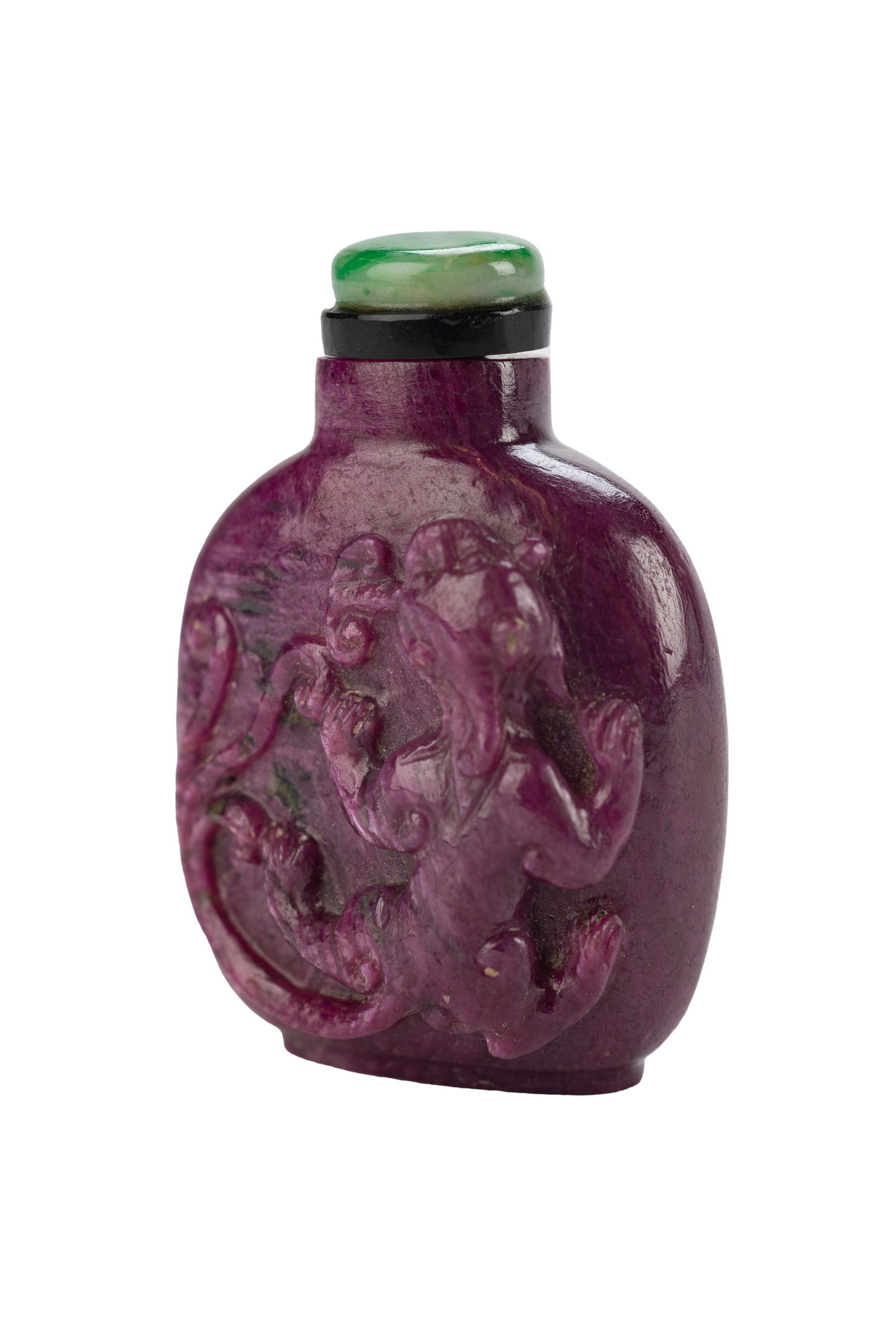 Chinese Qing Ruby Matric Snuff Bottles (1 of 2)