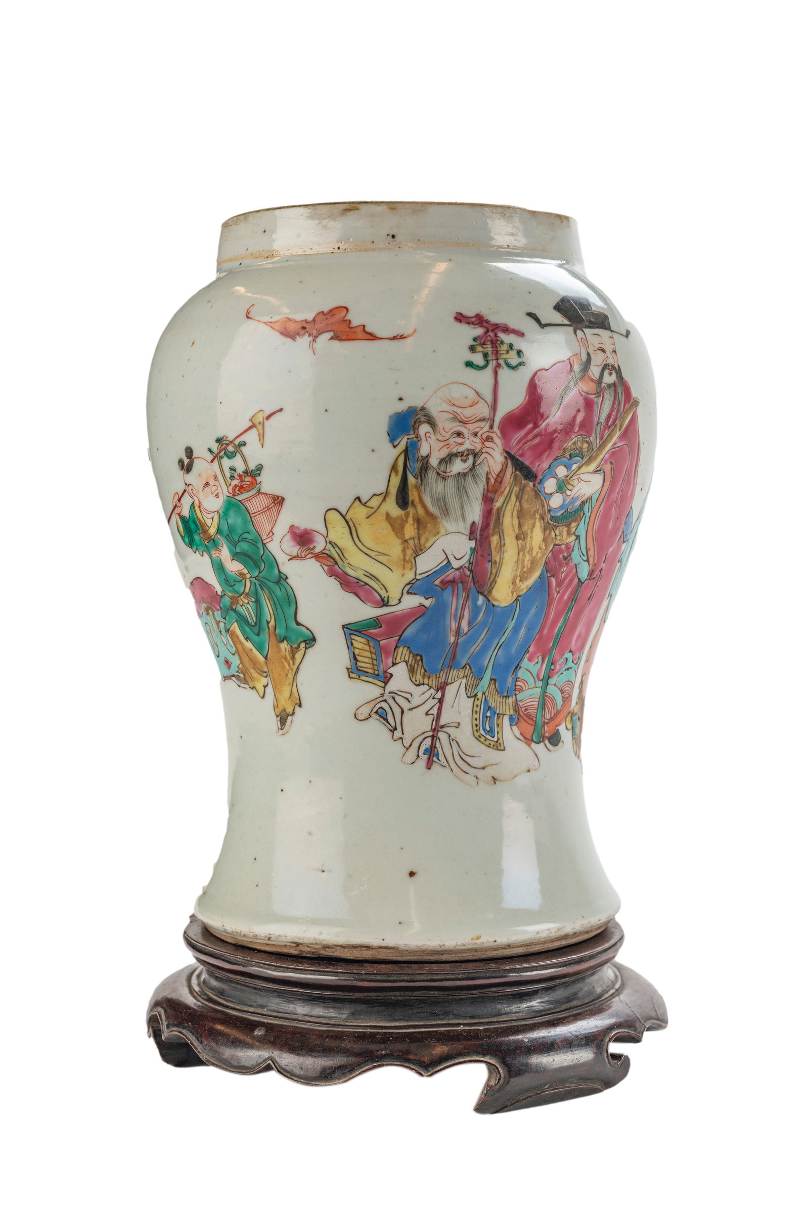 Chinese Qing Yongzheng Famille Rose Porcelain Ginger Jar (1 of 7)