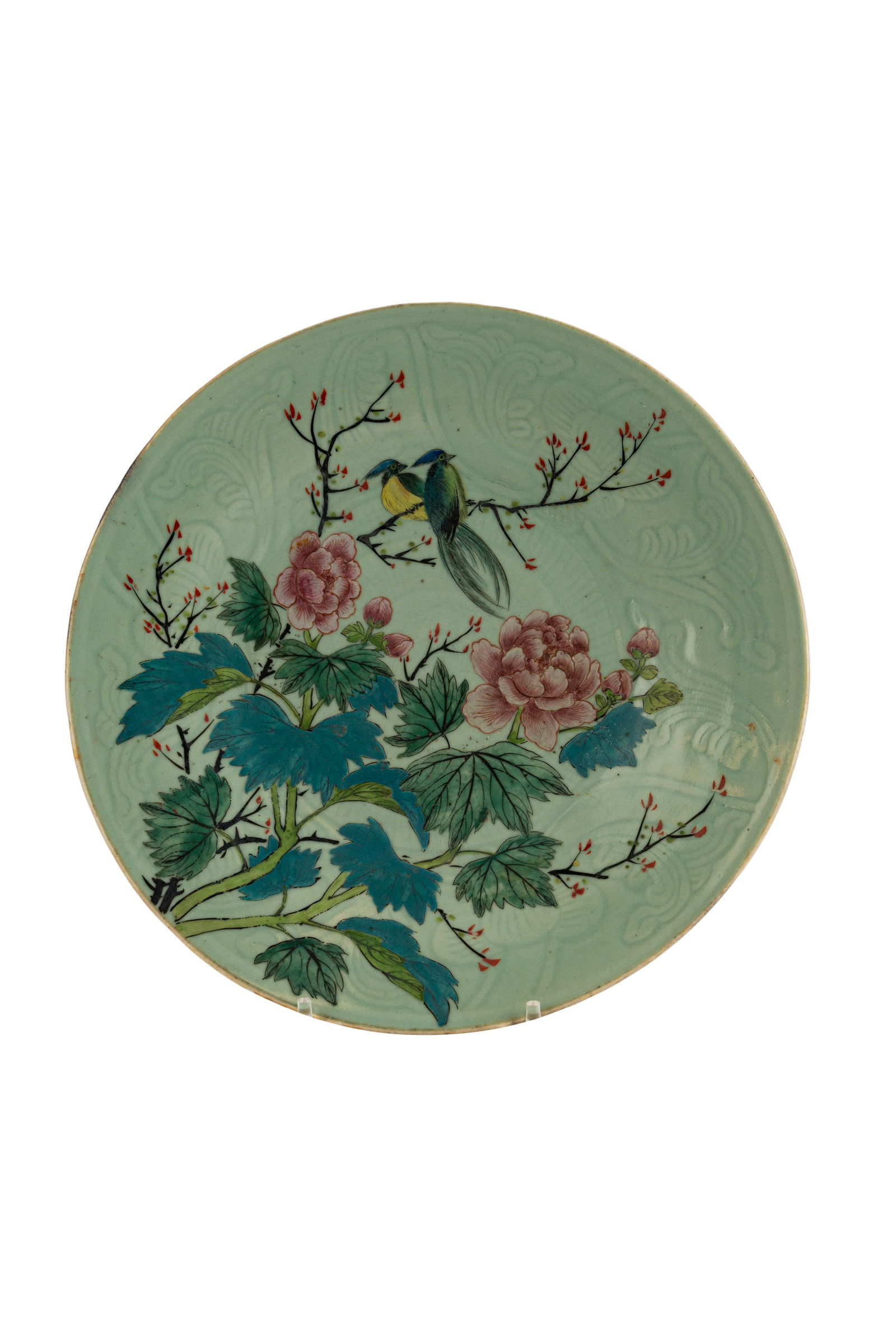 Chinese Qing Famille rose Porcelain Charger (1 of 5)