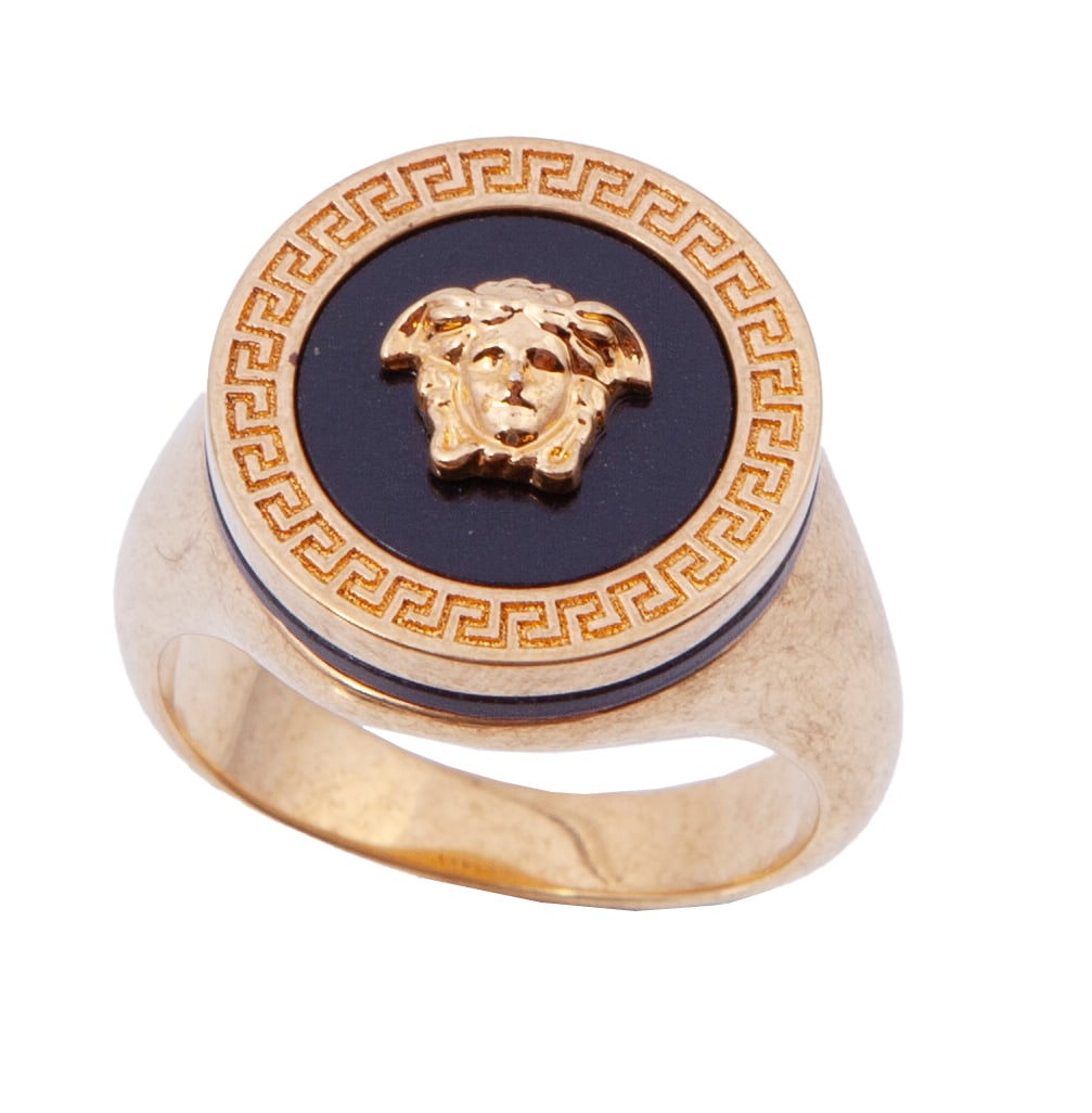 Versace Medusa Enamel Ring in Box (1 of 7)
