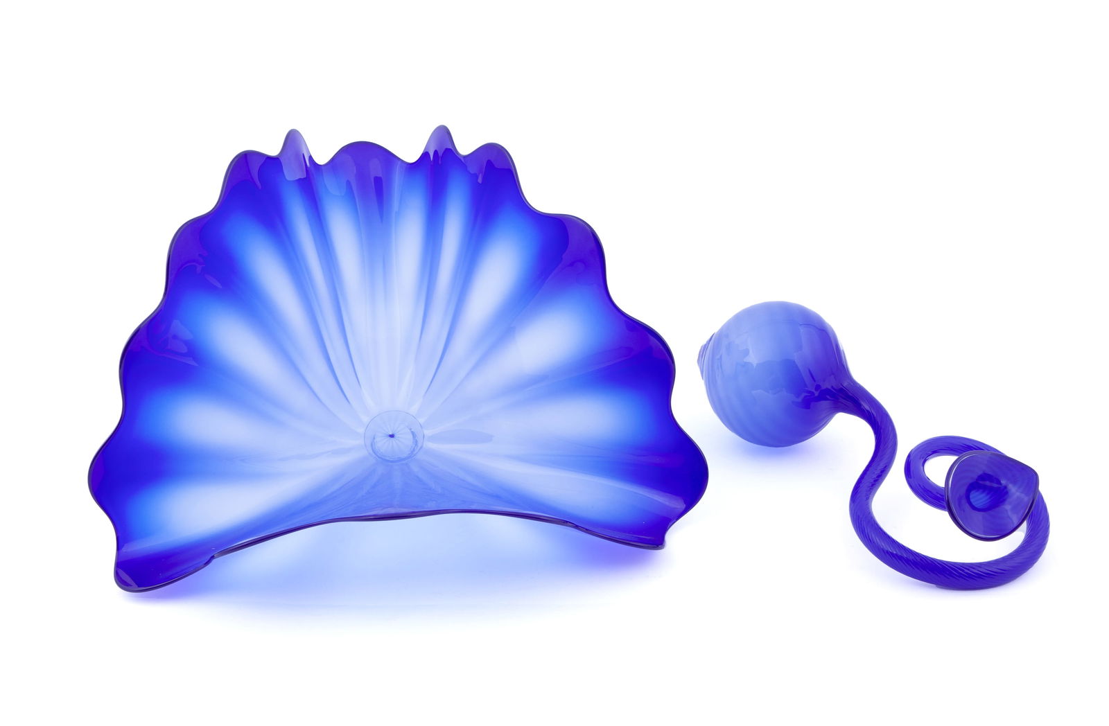 Dale Chihuly Art Glass 2014 Maya Blue Persian Pair (1 of 6)