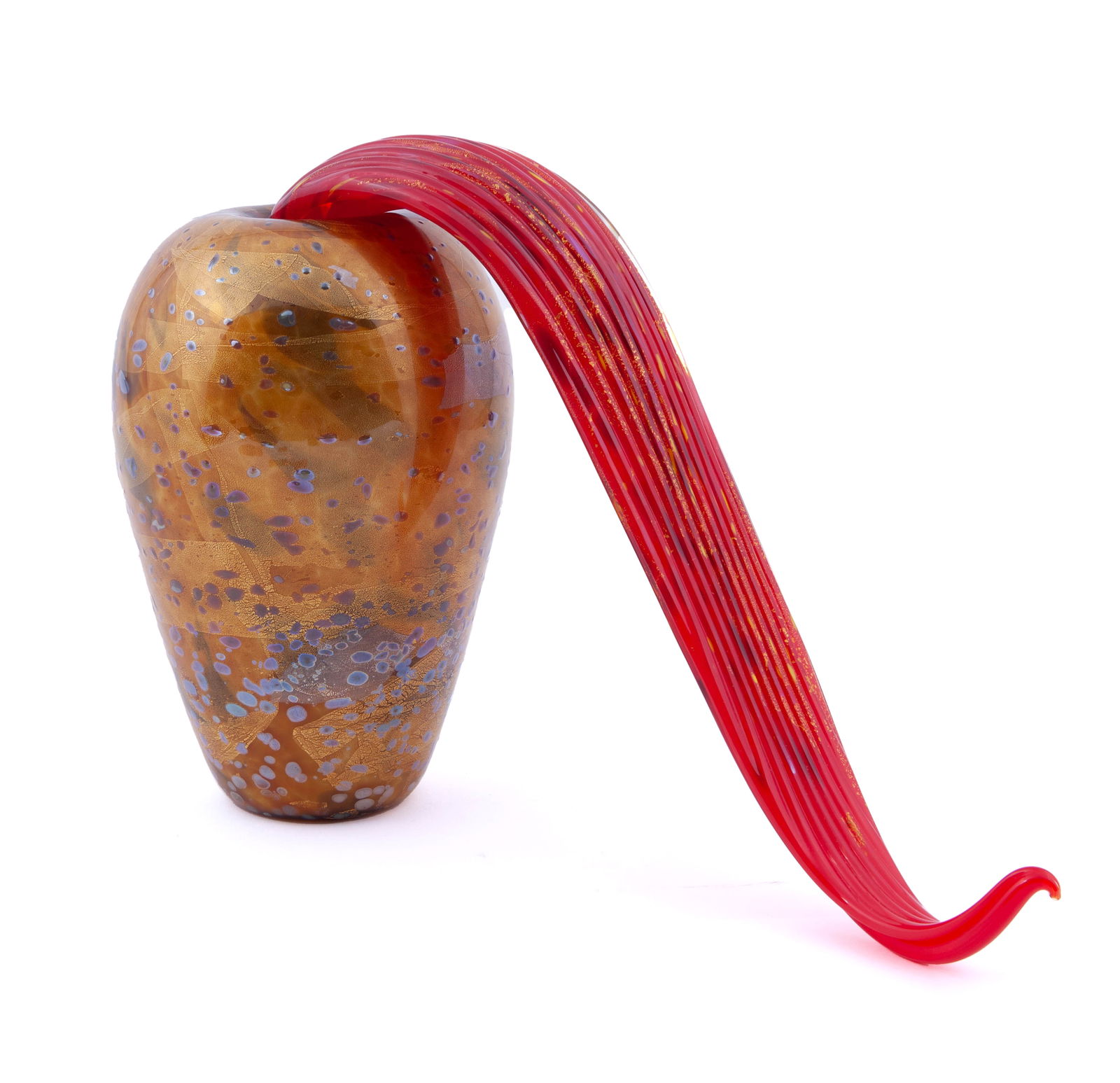 Dale Chihuly 2012 Scarlet Leaf Ikebana (1 of 11)