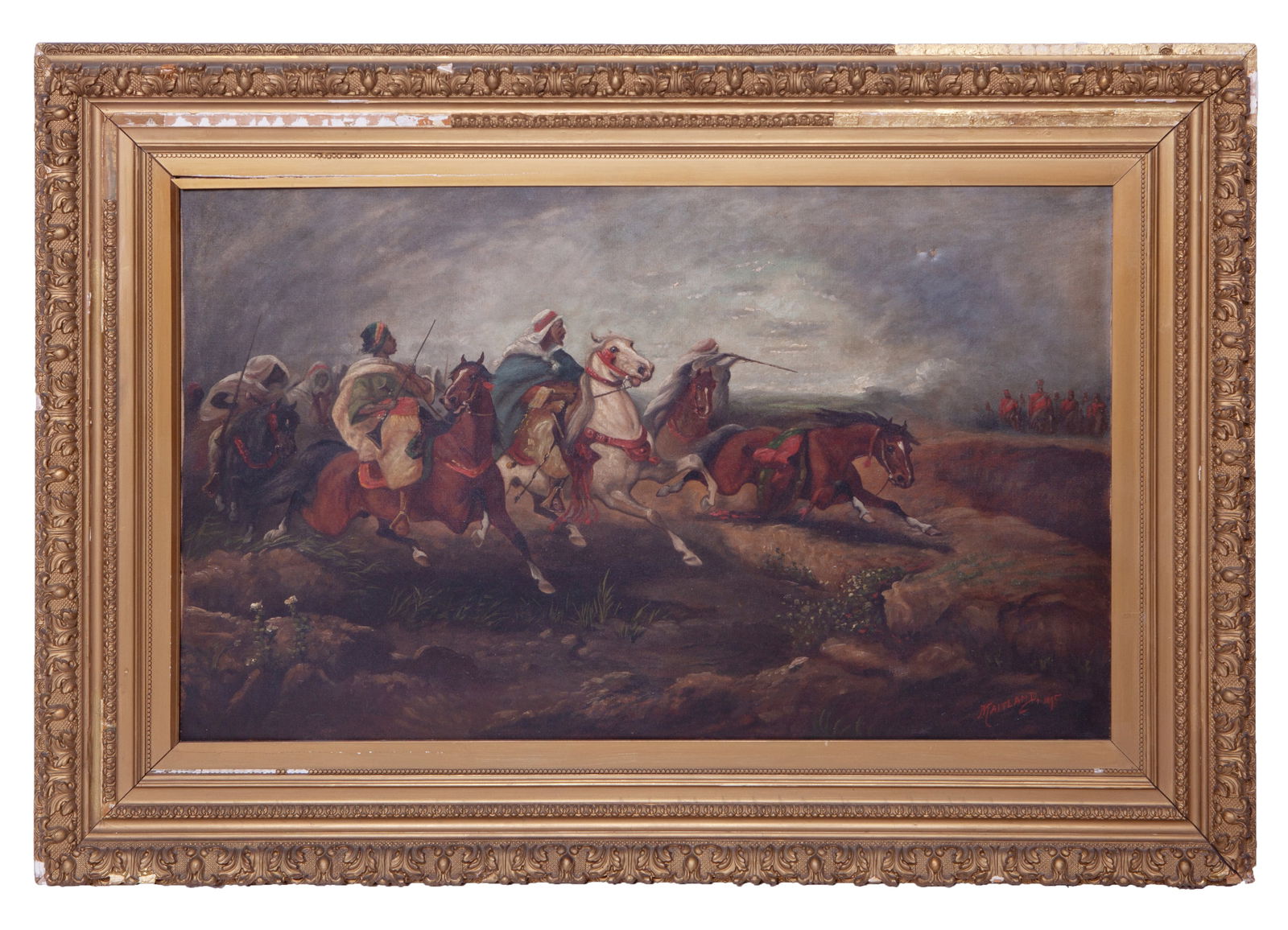 David Maitland Mckenzie 1826-1874 Oil on Canvas (1 of 6)