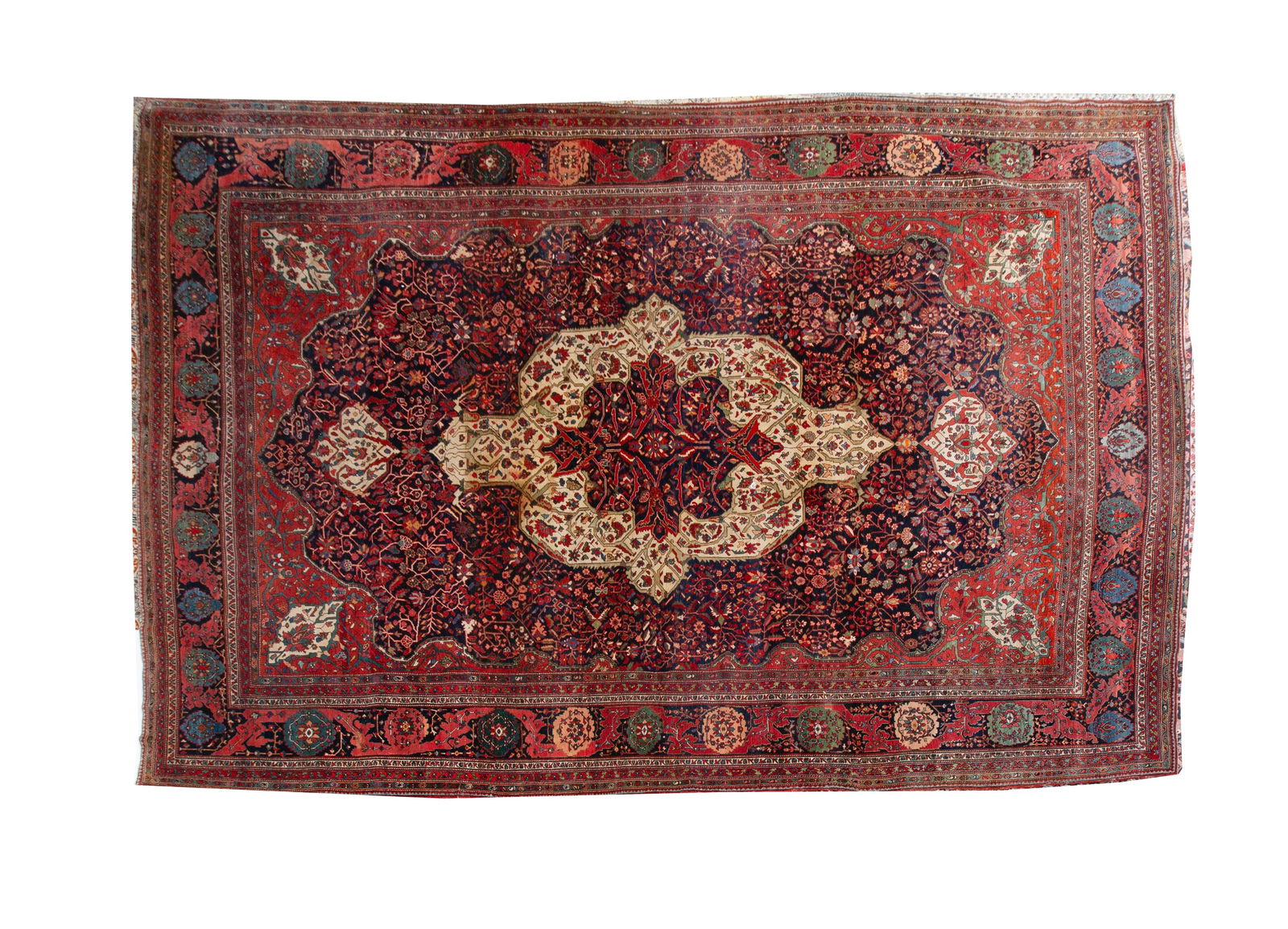 Antique Persian Handwoven Wool Area Rug (1 of 3)