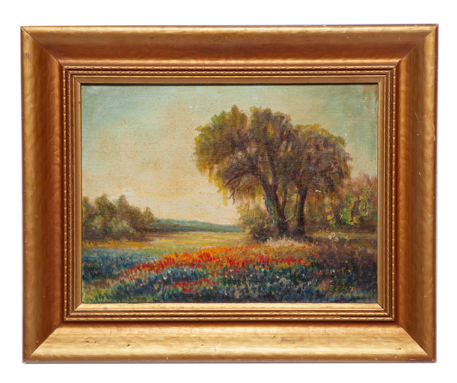 Robert Pearson, Texas Landscape With Bluebonnets, Oil on Canvas (1 of 5)