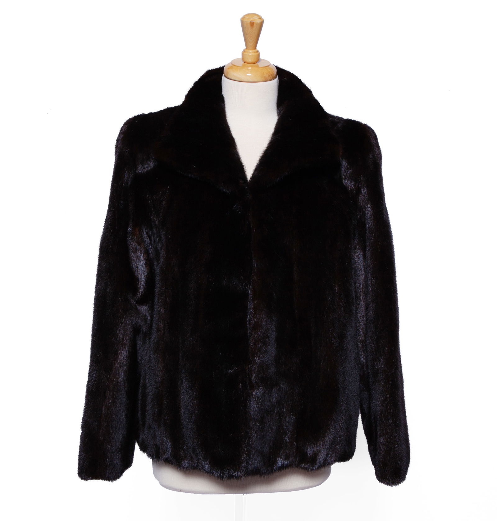 Ladies Dark Brown Neiman Marcus Mink Coat (1 of 5)