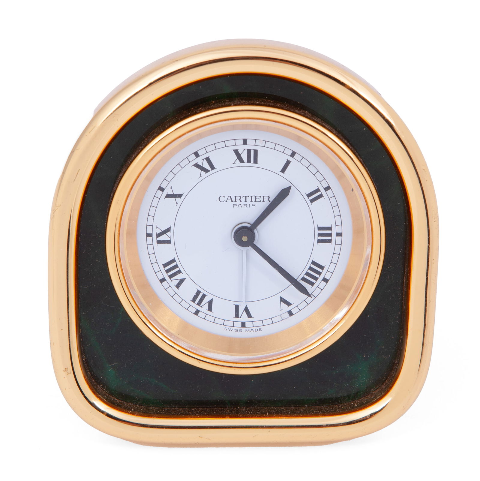 Cartier Green Enamel Travel Clock (1 of 8)