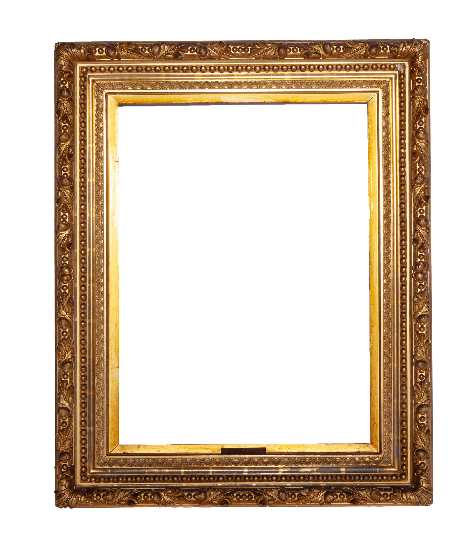 Antique French Style Rectangular Carved Gilt Frame (1 of 4)