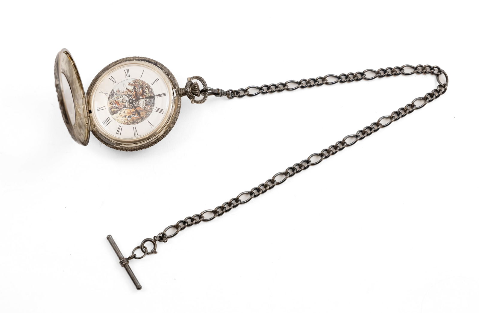 Vintage Sterling Silver Swiss Pocketwatch (1 of 6)