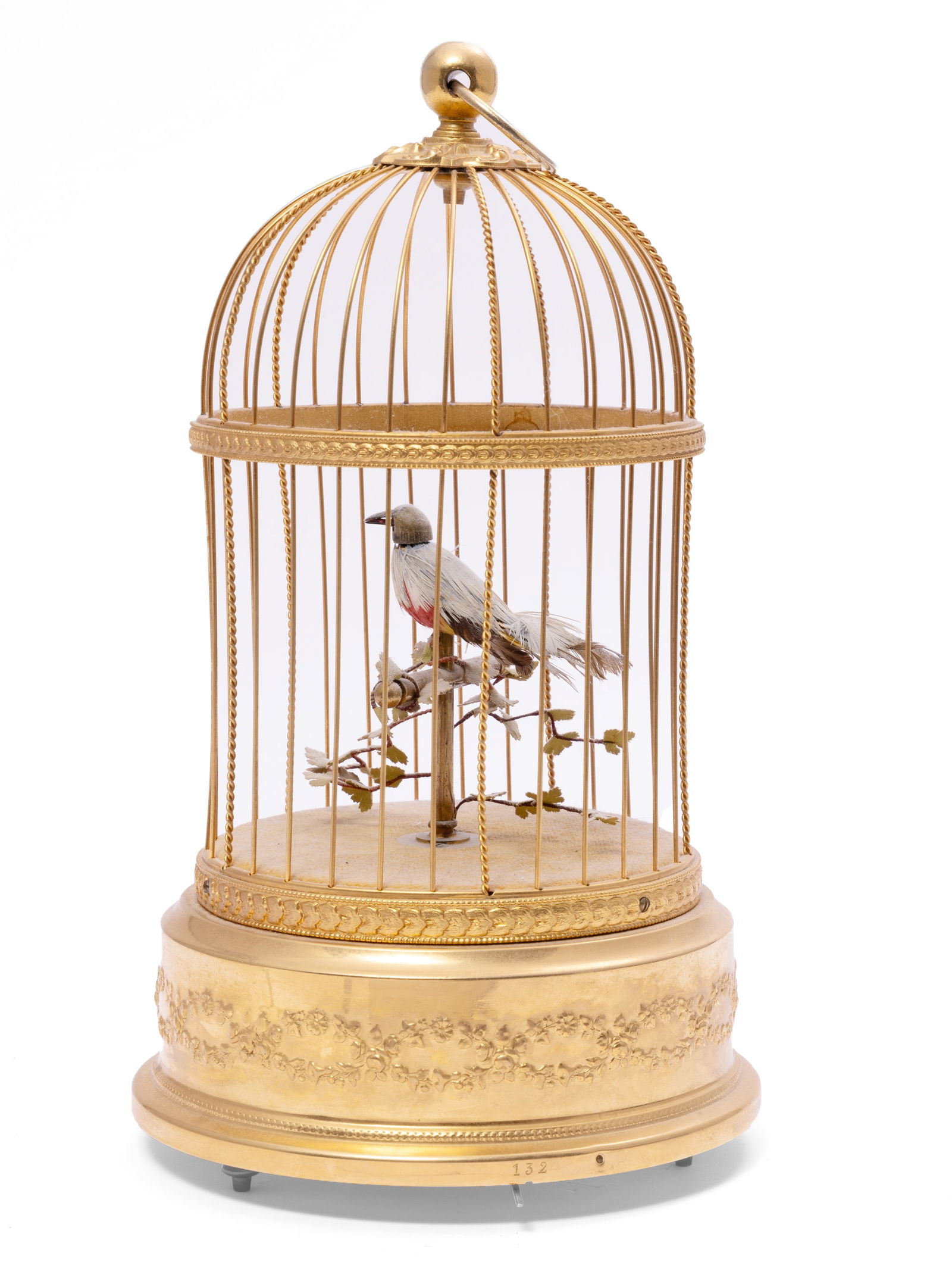 Vintage French Automaton Bird Cage (1 of 6)