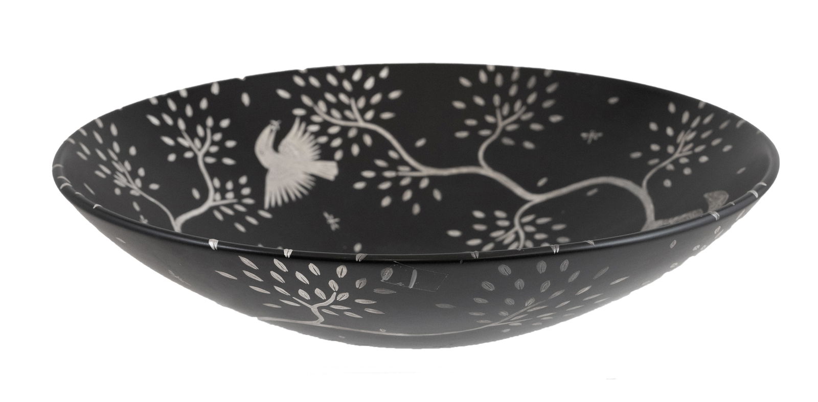 Emilia Castillo Silver Inlay Black Fruit Bowl (1 of 6)