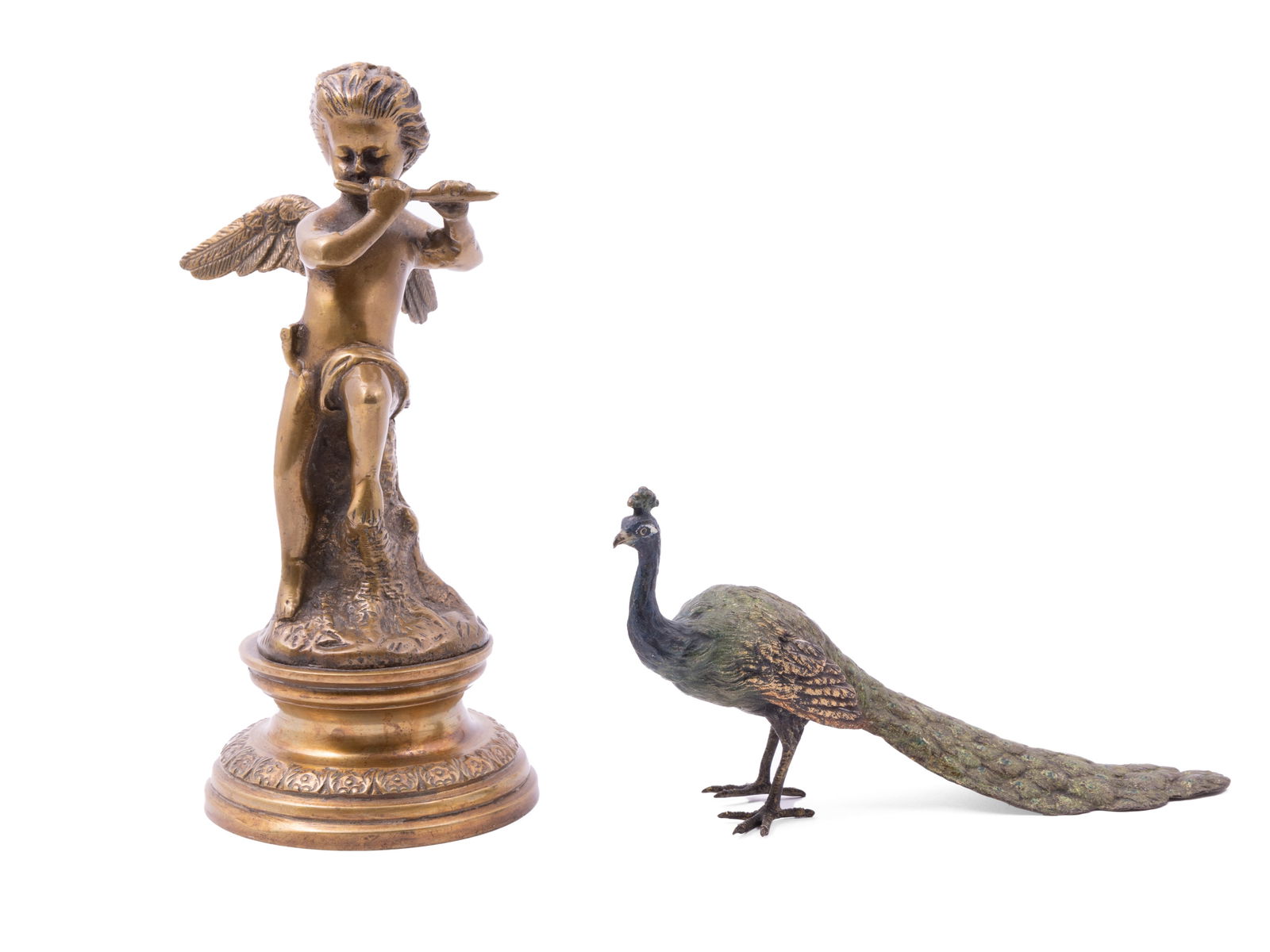 Pair of European Bronze Small Sculptures - Possibly Bergen (1 of 10)