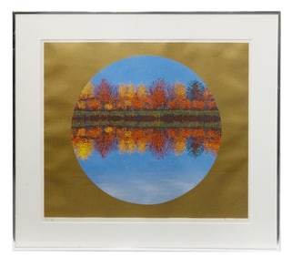 Neil H Korpi, Still Morning, Colored Offset Lithograph