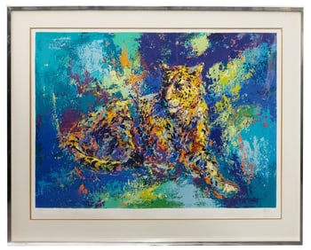 Mark King, Leopard, Colored Serigraph