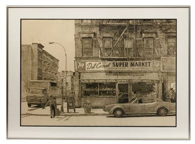 Michael Kirk Ninth Avenue Series, Etching