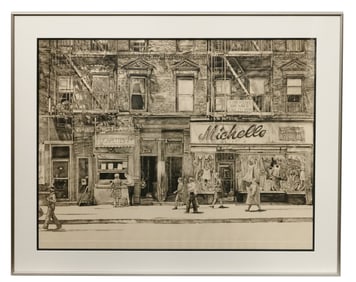Michael Kirk Ninth Street Series #2 Etching