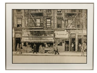 Michael Kirk Ninth Street Series #3 Etching