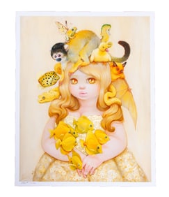 Camilla D'Errico, Dear Flavo, Hand Embellished Print