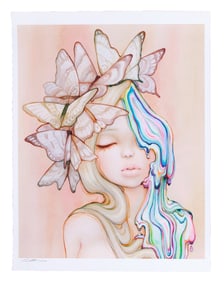 Camilla D'Errico, I'm Melting, Hand Embellished Print