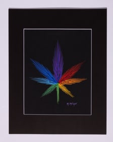 Margaret Melgar, Untitled, Work on Paper (Rainbow Plant)