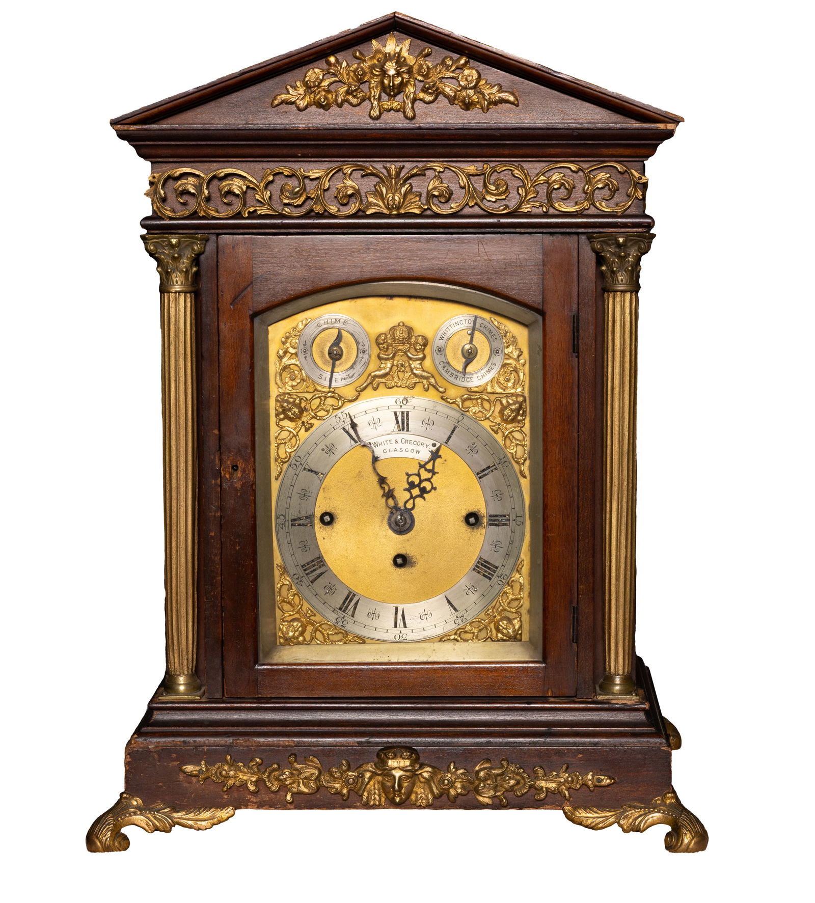 Antique Scottish Glasgow Bracket Clock (1 of 6)