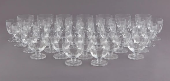 Collection of Lalique Bocage Pattern Stemware