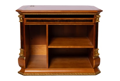 Contemporary French Style Wooden & Gilt Table