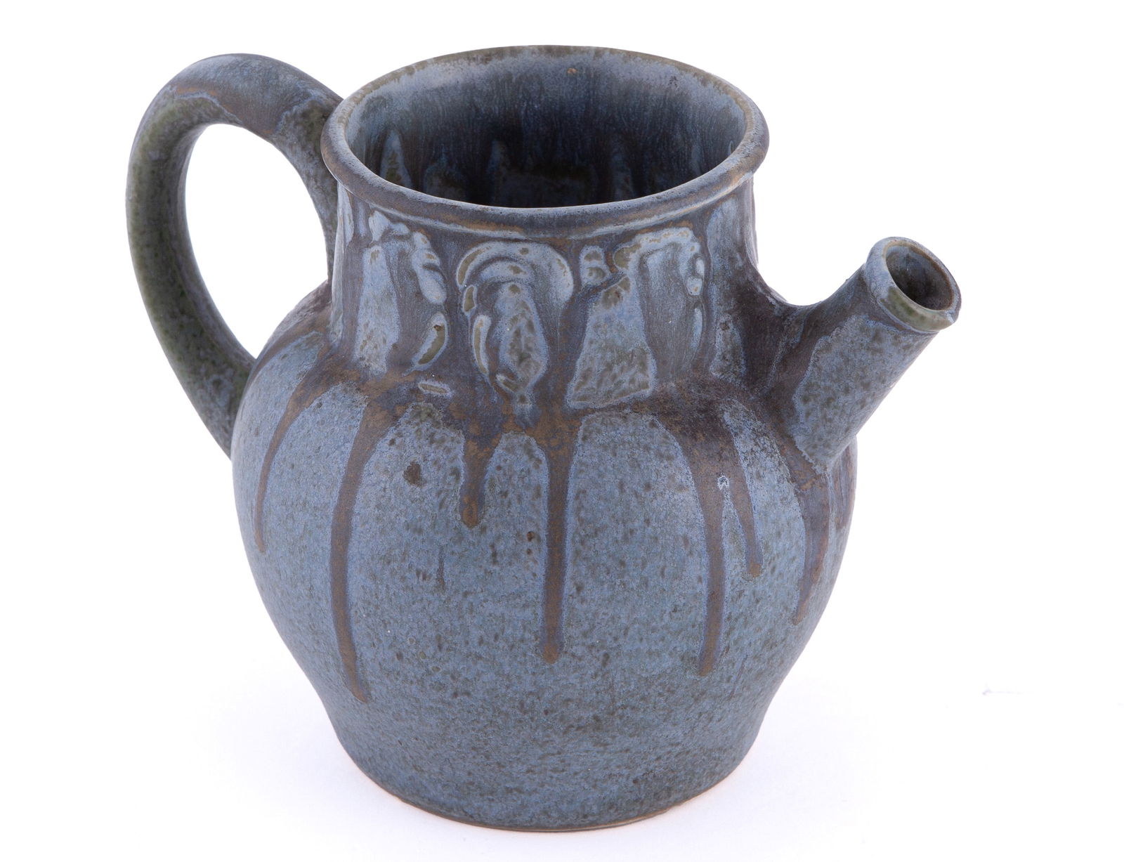 Art Nouveau Denbac Art Nouveau Pottery Teapot (1 of 5)