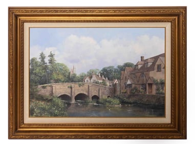 Clive Madgwick, English Countryside, Acrylic on Canvas