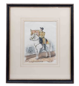 In the manner of Edward Hull - Life Guards Trumpeter, Print on Paper