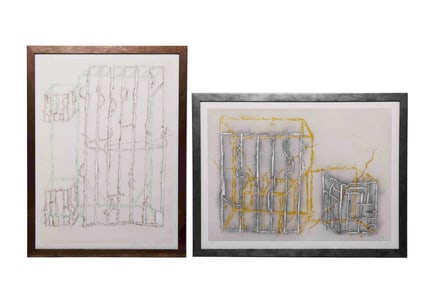 Craig Kauffman, American 1932-2010, Untitled, Two Works