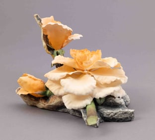 Bohem Bone Porcelain Flower Camellia